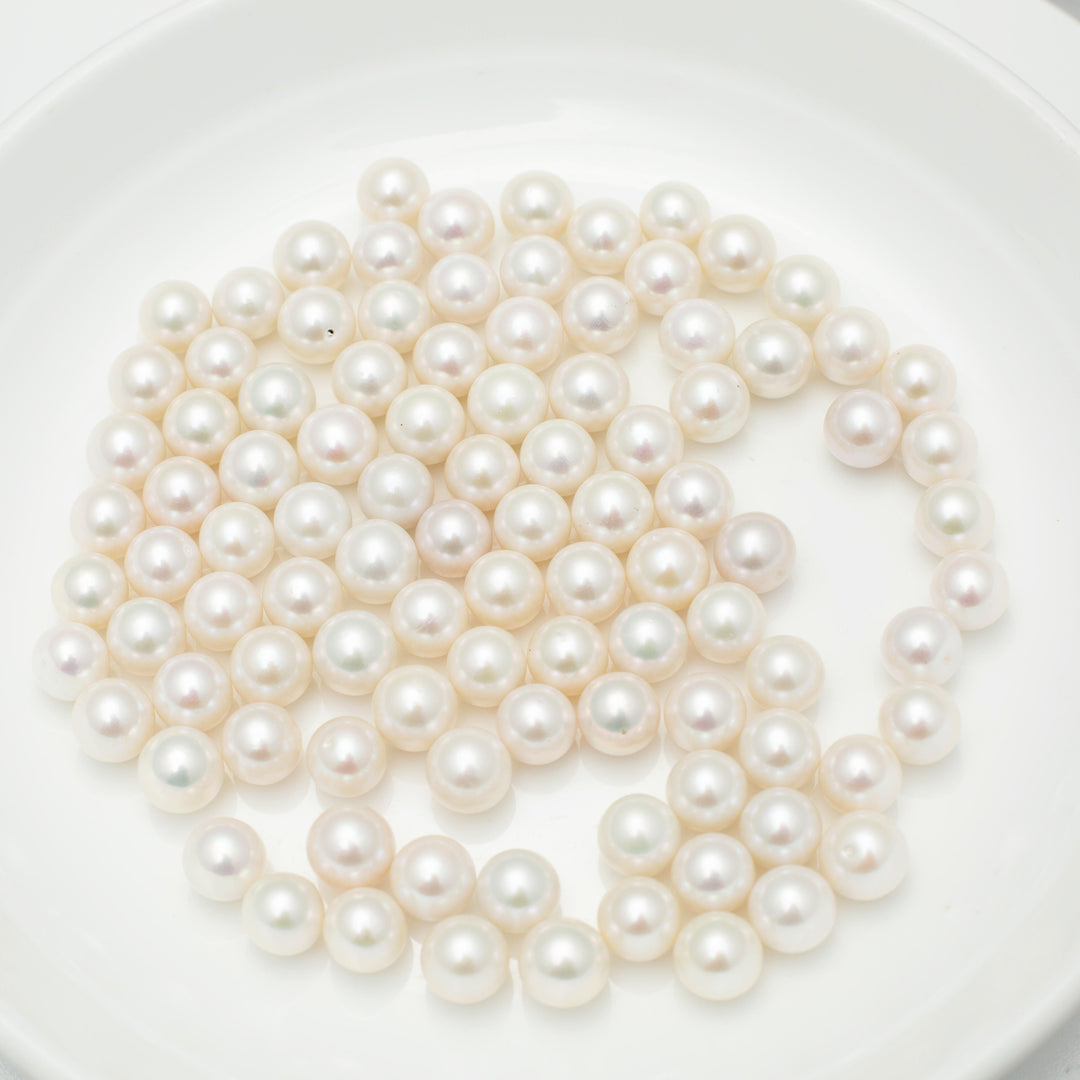 Edison 12-13mm Round Pearls White 7A Single Pearl