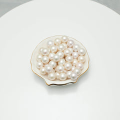 Edison 13-14mm Round Pearls White 7A Single Pearl