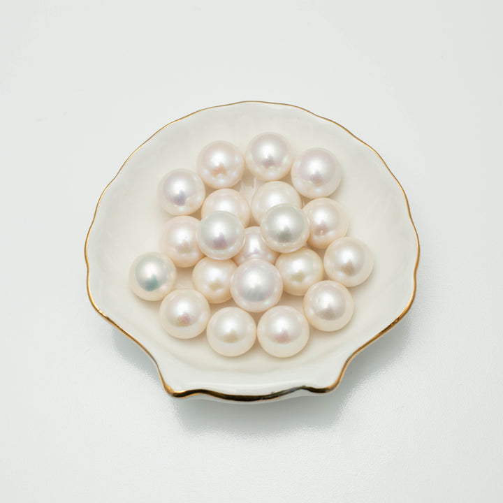 Edison 15-16mm Round Pearls White 7A Single Pearl