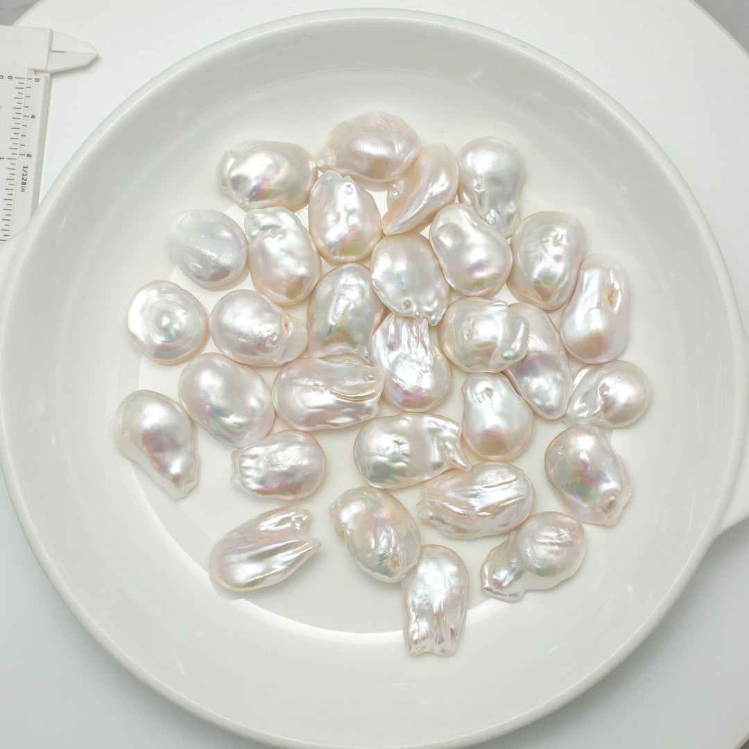 Baroque 20+mm Pallet Pearls White AAA Single Pearl