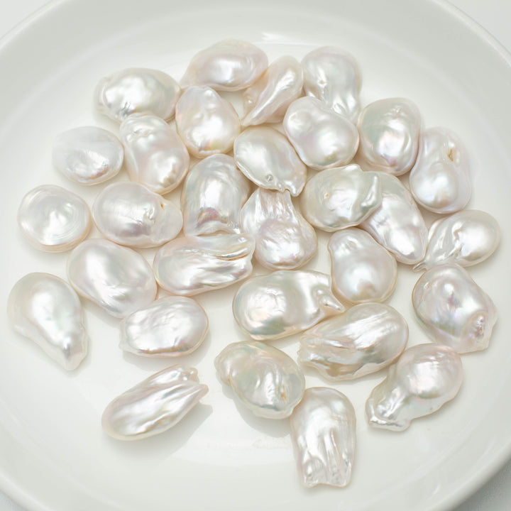 Baroque 20+mm Pallet Pearls White AAA Single Pearl