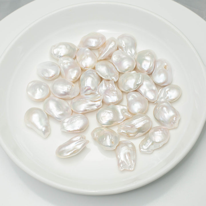 Baroque 20+mm Pallet Pearls White AAA Single Pearl