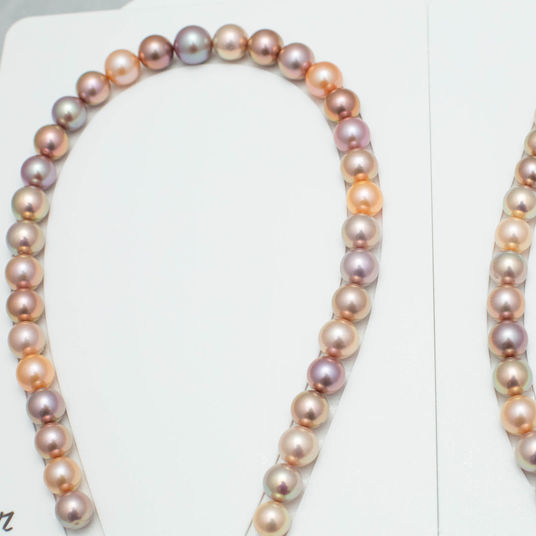 Edison 11-13mm Round Pearls Colorful TOP Pearl Strands