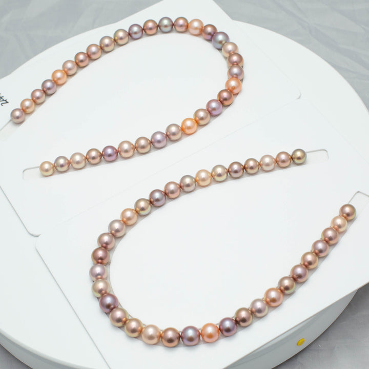 Edison 11-13mm Round Pearls Colorful TOP Pearl Strands