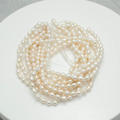 Freshwater Akoya 8-9mm Teardrop Pearls White AAA Pearl Strands